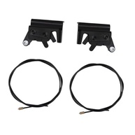 Travas Rotativas e Cabos para Capô de Carro e Caminhão - Kit 2 Pares (Motorista e Passageiro) - imagem 2