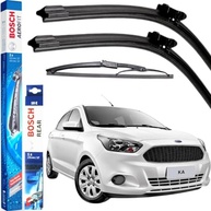 Kit 3 Palhetas Limpador Parabrisa Ford Ka Hatch Sedan 2015-2023 - Visão Clara e Segura - imagem 2