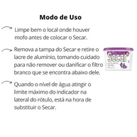 Kit 10 Unidades Desumidificador Antiumidade 180g Lavanda - Combate Umidade e Mofo em Armários e Ambientes Fechados - imagem 5