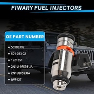 Kit 4 Injetores Combustível Ford Fiesta Ecosport 1.6L 2003-2006 - IWP127 - imagem 4