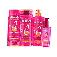 Kit Elseve Liso dos Sonhos: Transforme Seus Cabelos com Alisamento e Controle de Frizz - imagem 1