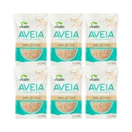 Kit com 6 Pouchs de Aveia em Flocos Finos Integral sem Glúten de 200g cada - Vitalin - imagem 2