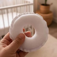 Rosquinha de Amamentação Absorvente Lavável em Algodão - Kit com 6 Unidades - imagem 4