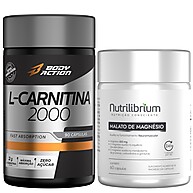 Kit Energia & Performance: L-Carnitina + Magnésio - imagem 1