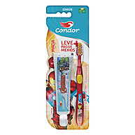 Kit Escova Macia + Gel Dental Com Flúor: Proteção Total para Crianças - imagem 1