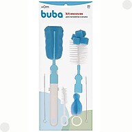 Kit Escovas Mamadeiras Buba: Limpeza Total! - imagem 1