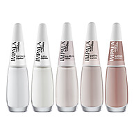 Kit Esmalte A Cor da Moda Tons Claros Nude Impala: 5 Nudes Sofisticados - imagem 1