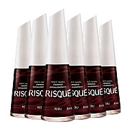Kit Esmalte Risqué Cremoso Rebu – 6 Unidades de Alta Performance - imagem 1