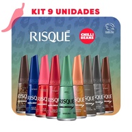 Kit Esmaltes Risqué Chilli Beans: Coleção Completa 9 Cores - imagem 1