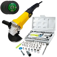 Kit Esmerilhadeira 4.1/2" + Soquetes 40pçs + 3 Discos - imagem 1