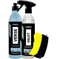 Kit Essencial Vonixx: Delet Limpador de Pneus + Verse Protetor Plástico + Aplicador - imagem 1