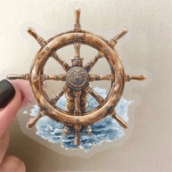 Kit 50 Adesivos Vintage Navegação: Personalize com Estilo - imagem 4