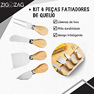 Kit Fatiador de Queijo Inox: Sirva com Elegância! - imagem 1