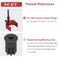 Kit 2 Ferramentas Essenciais: Medidor de Altura Injetor e Torneamento Motor CAT 3406E, C15, C16 - imagem 3