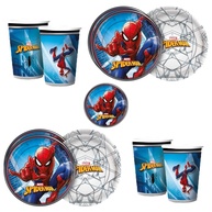 Kit Festa Homem-Aranha: Pratos e Copos Descartáveis - imagem 1