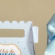 Kit Festa Personalizado Chá de Bebê Ursinho Azul – 30 Lembrancinhas Fofas e Únicas - imagem 1