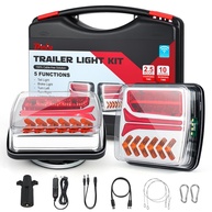 Kit Luzes de Reboque Magnéticas LED Recarregáveis 2 Peças - Sem Fio e à Prova d'Água - imagem 1