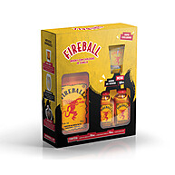 Kit Fireball + 2 Miniaturas + Copo Shot – O Whisky com Canela que Vicia! - imagem 1