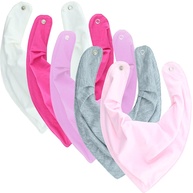 Babador Bandana Forro Impermeavel, Kit 5 unidades, Yandoo - imagem 1