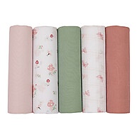 Kit Fraldas Papi Soft Estampado: 5 Peças Macias e Absorventes - imagem 1