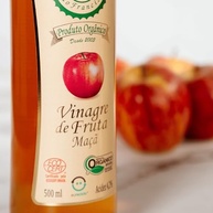 Vinagre de Maçã Orgânico São Francisco Acidez 4% Kit 5 Unidade 500mL - imagem 3