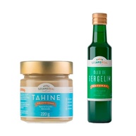 Kit Tahine Tradicional 220g e Óleo de Gergelim 250ml Sésamo Real - imagem 1