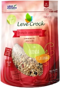 Kit 3X: Granola Quinoa/Castanha Sem Glúten Leve Crock 200g - imagem 1