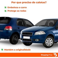 Kit 4 Calotas Palio 2008-2011 Aro 14 Prata Grid - Cubo Baixo - imagem 3