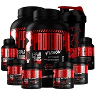 Kit Hipertrofia Total: Whey, BCAA, Creatina e Glutamina - imagem 1
