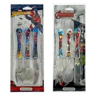 Kit Talheres Infantil Super Heróis - Homem de Ferro + Homem-Aranha 6 Peças - imagem 2