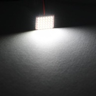 Kit 10 Painéis LED 30SMD 4014 Branco Puro 6500K - Iluminação Interna Automotiva DC 12V com Adaptadores T10/BA9S/Festoon - imagem 3