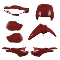 Kit Carenagem Completa Moto Biz 100 2004/2005 Vermelho Ipiranga - Qualidade e Estilo - imagem 1