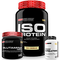 Kit Iso Protein 2kg + Creatina 100g + Glutamina 300g: Complete seu Treino - imagem 1