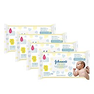 Kit Johnson's Baby Recém-Nascido – 384 Lenços Umedecidos - imagem 1