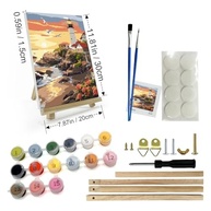 JOOZ Kit de Pintura por Números para Adultos - Tela com Moldura, DIY Criativo e Relaxante - imagem 3