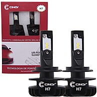 Kit Lâmpadas LED H7 6500K 6000 Lumens – Iluminação Premium - imagem 1