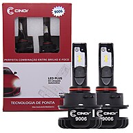 Kit Lâmpadas Super LED Plus HB4/HB3 6000LM – Iluminação Potente e Econômica - imagem 1
