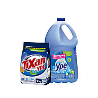 Kit Lava Roupas Primavera Ypê 4kg + Amaciante Aconchego 5L - imagem 1