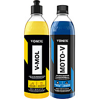 Kit Lavagem Moto e Carro Vonixx: V-Mol + Moto-V 500ml - imagem 1