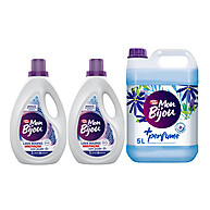 Kit Lavandeira Mon Bijou: Lava Roupa 3L + Amaciante 5L - imagem 1