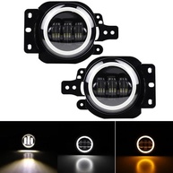 Kit 2 Faróis de Neblina LED 4" 30W para Wrangler JL 2018-2023: Luz Diurna e Condução Potente - imagem 4