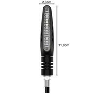 Kit 4 Setas LED Pisca Sequencial Moto Slim Palito Universal 12V - Estilo Esportivo e Tuning - imagem 4
