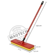 Kit 2 Rodo Abrasivo Multiuso com Cabo - Limpeza Profunda para Pisos e Azulejos - imagem 3