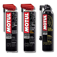 Kit Limpeza e Lubrificação Motul: Corrente + Pneu - imagem 1