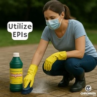 Kit 2 Limpa Pedras e Pisos - Ácido Muriático Concentrado 1L Linhal | Limpeza Profunda e Eficaz - imagem 4