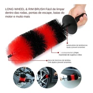 Kit 8 Escovas Premium para Limpeza Profunda de Rodas e Pneus de Carro - imagem 5