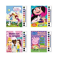 Kit Livros Aquarela Amigas: Diversão e Cores! - imagem 1