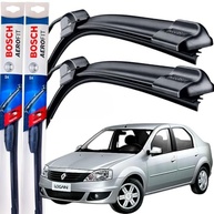 Palheta Limpador Parabrisa Bosch Aerofit Logan 2008-2012 - Kit Dianteiro Original - imagem 2