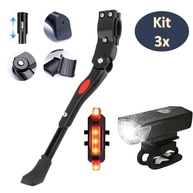 Kit Luz Bike + Pézinho: Segurança e Praticidade - imagem 1