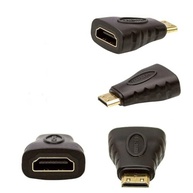Kit 5 Adaptadores Mini HDMI Macho para HDMI Fêmea Gold - Conexão Premium 1080P - imagem 3